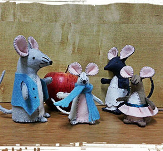 Mouse Family Felt Kit