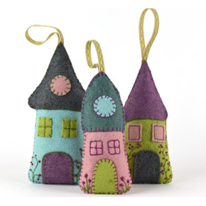 Bright Lavender Houses Kit