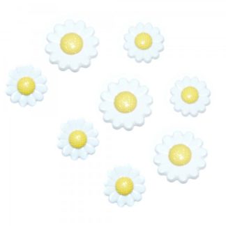 Daisies Flower button pack