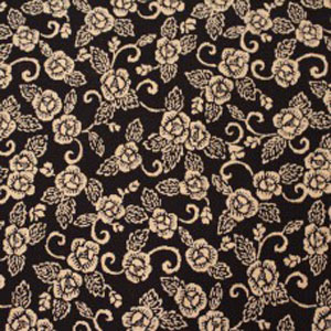 Japanese Textured Woven Fat 1/4 - Floral Indigo