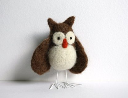 Felt Hoppy Needle Felting Kit - Grey Owl