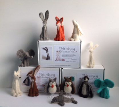 Felt Hoppy Needle Felting Kit - Grey Owl - Image 2