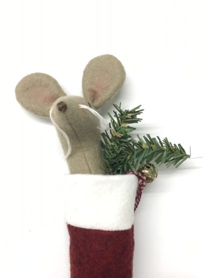 Mouse in a Stocking - Felt Kit - Image 2