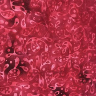 Sew Simple Stamped Batik Fabric - Lava