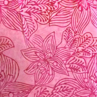 Calypso Batiks Paradise Rose Pink Fabric