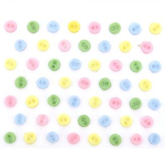 Micro Mini Round - Pastels Button Pack