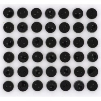 Tiny Round Black button pack