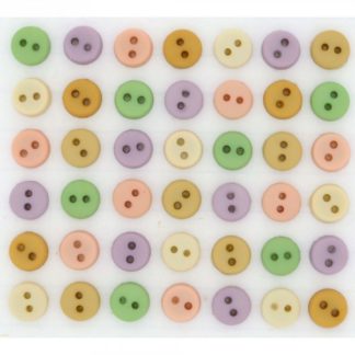 Tiny Round Victorian button pack