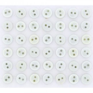 Tiny Round White button pack