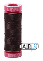 Aurifil 50wt 200m Thread - 1130 - Very Dark Bark