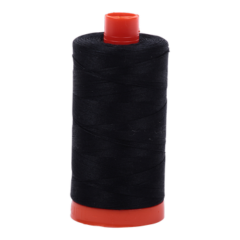 Aurifil 50wt 1300m Thread - 2692 - Black