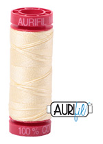 Aurifil 50wt 200m Thread - 2110 - Light Lemon