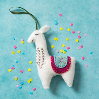 Llama Felt Craft Mini Kit by Corinne Lapierre