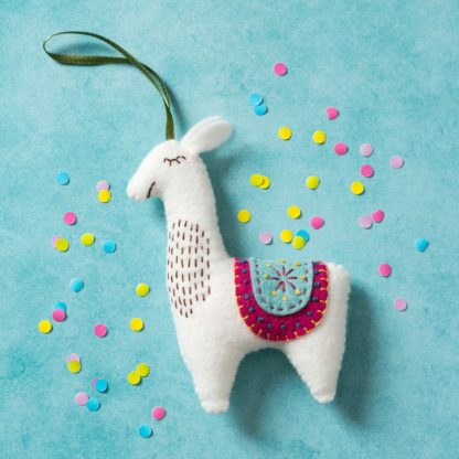 Llama Felt Craft Mini Kit by Corinne Lapierre