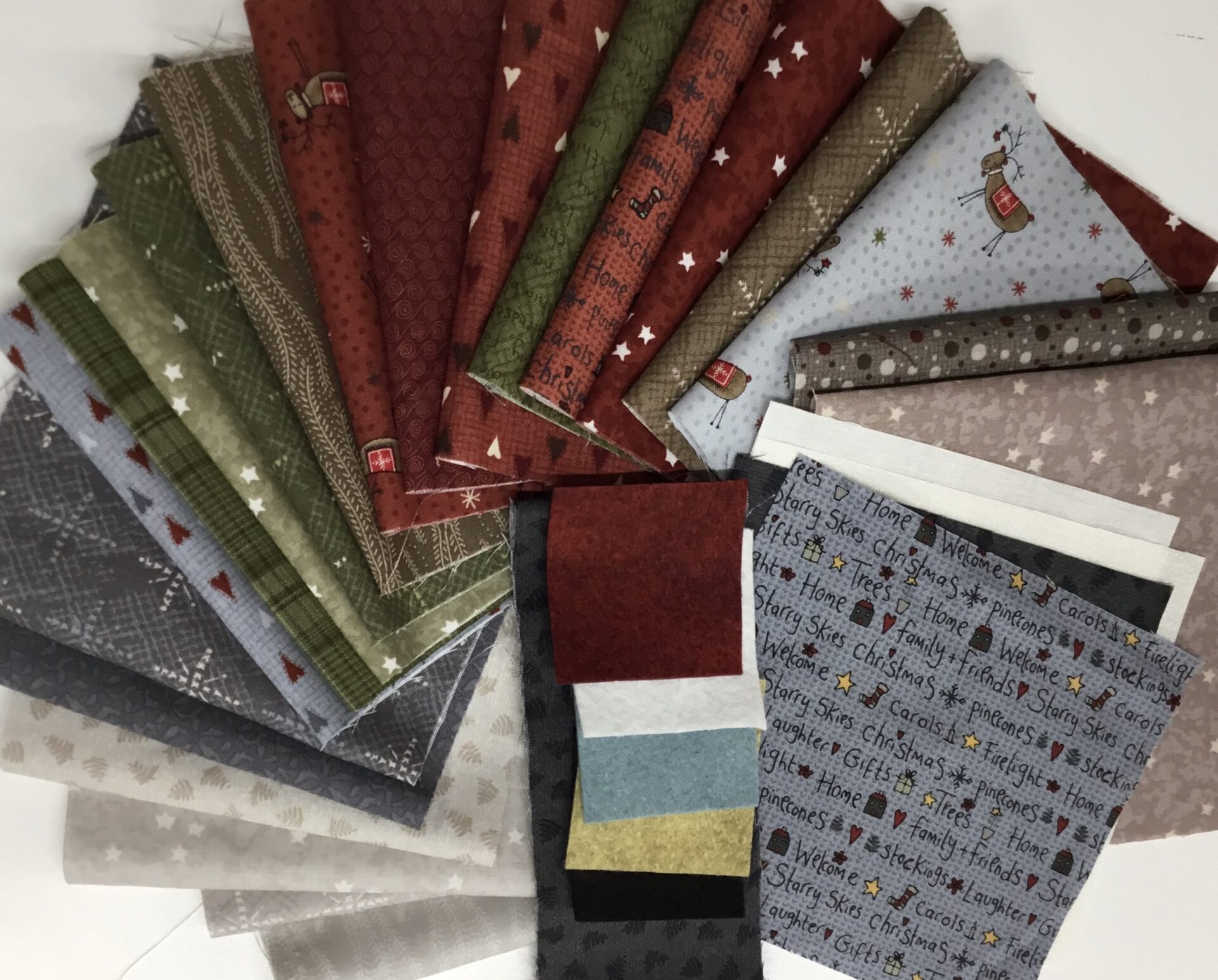 Peace & Joy Fabric Pack Starter Kit Coast & Country