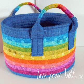Rainbow Basket pattern - by love from Beth x