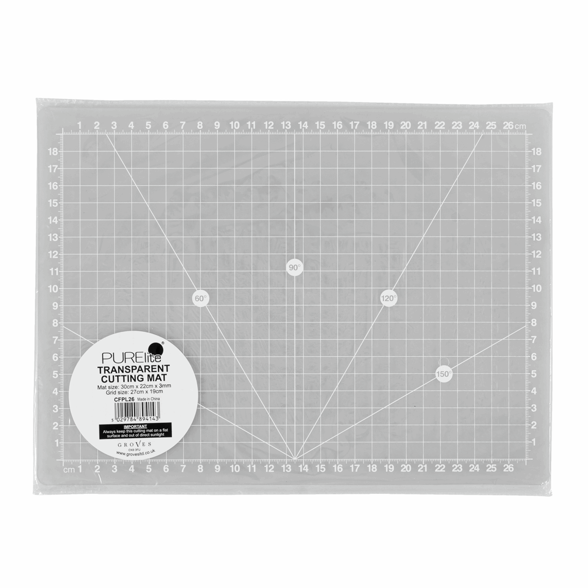 Cutting Mat Translucent 45cm x 22cm (A4) Coast & Country