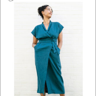 The Wildwood Wrap Dress Pattern By Sew House