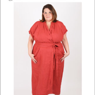 The Wildwood Curvy Wrap Dress Pattern By Sew House