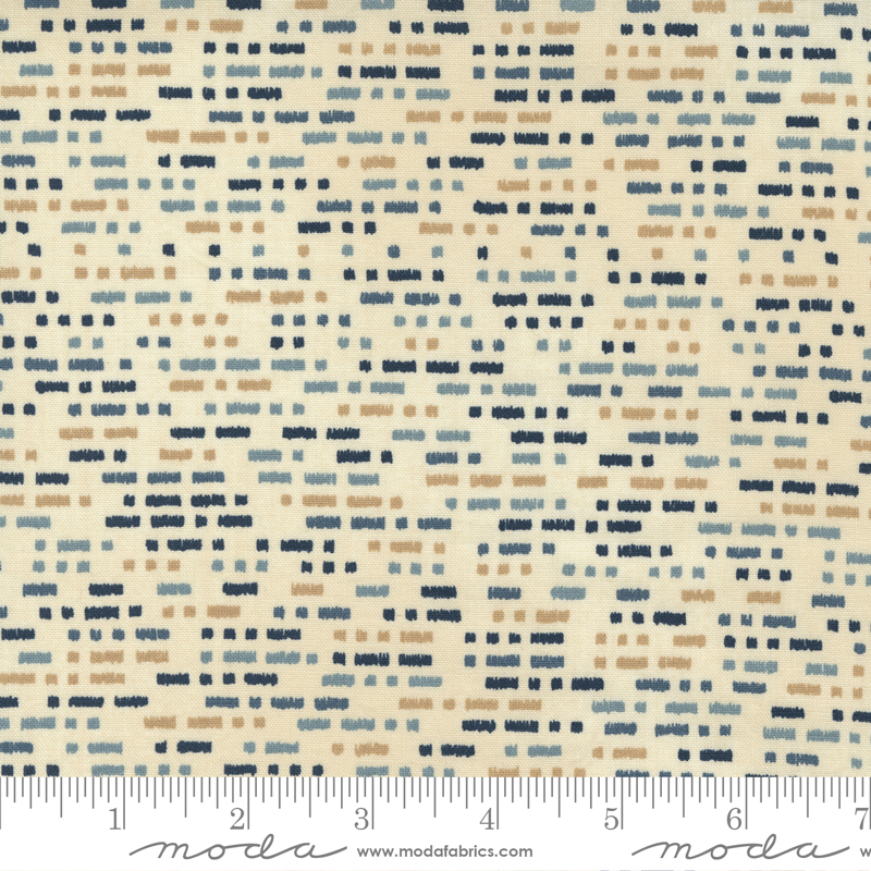 To the Sea Pearl Morse Code Fabric Coast & Country