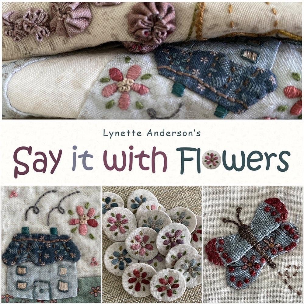 Say It With Flowers Mystery Button Club Block of the Month