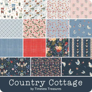 Country Cottage by Timeless Treasures fat 1/4s