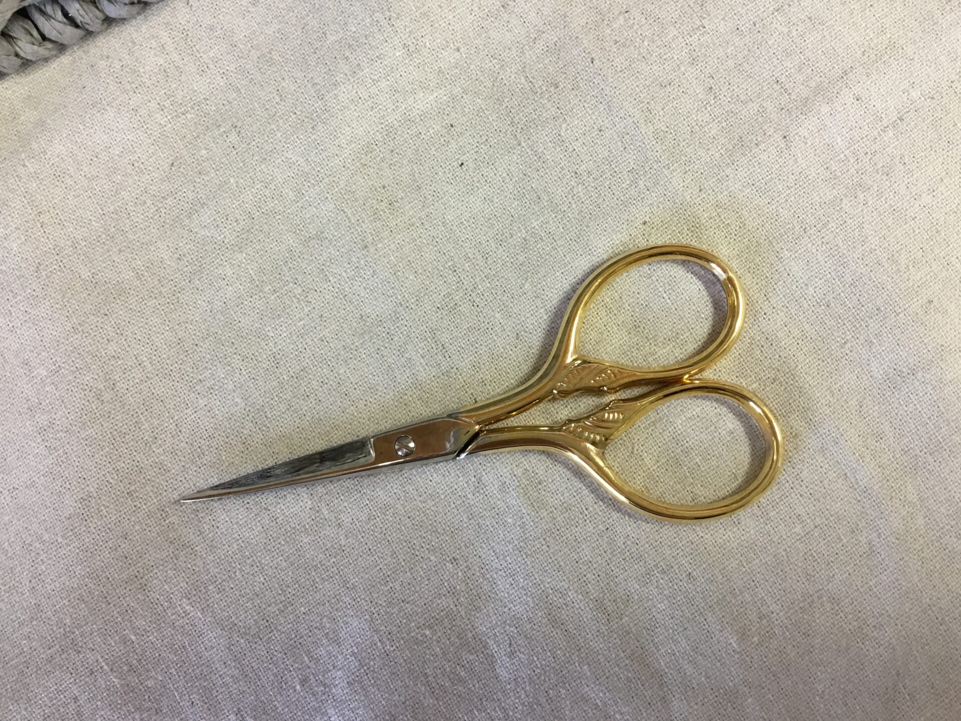 Premium Gold Straight Embroidery Scissors