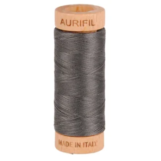 Aurifil 80wt 280m Thread -2630- dark pewter