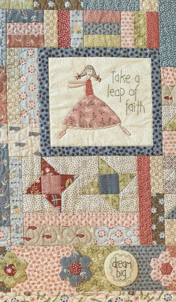 A Letter to my Daughter fabric kit Coast & Country