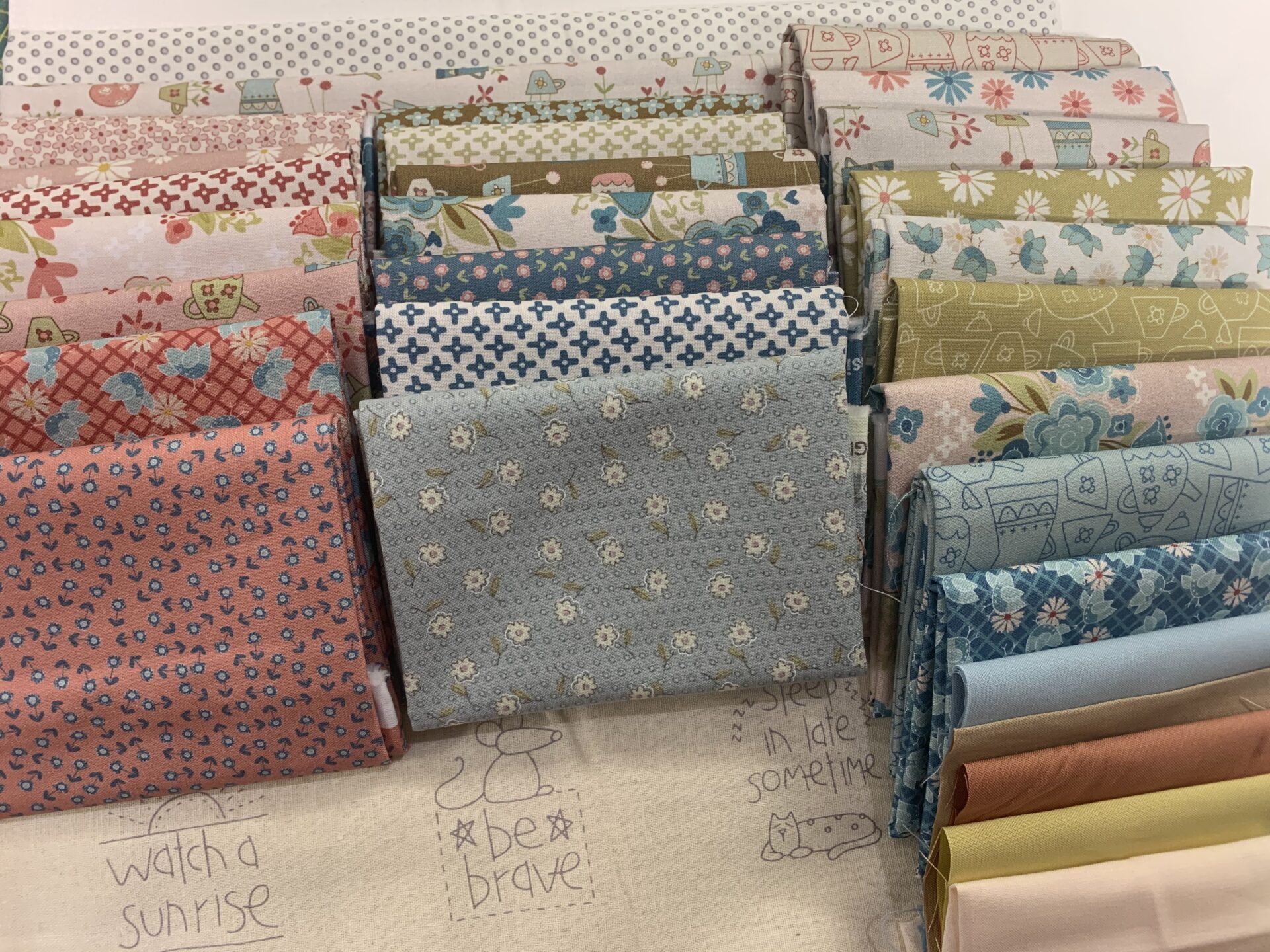 A Letter to my Daughter fabric kit Coast & Country