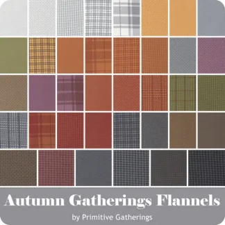 Autumn Gatherings Flannel by Primitive Gatherings Fat 1/4s