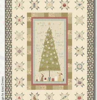 Hatched & Patched Christmas Fabric & FQ