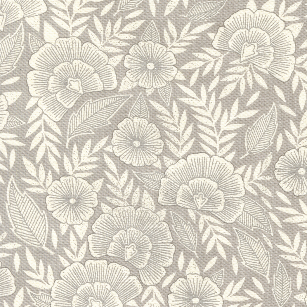 Flower Press - Flowers on Stone Fabric