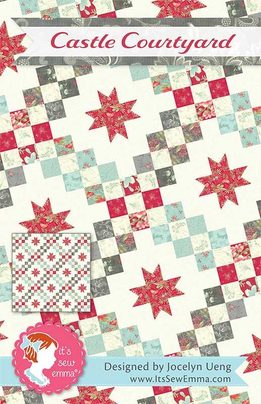 Castle Courtyard Pattern by It's Sew Emma for Collection Etchings