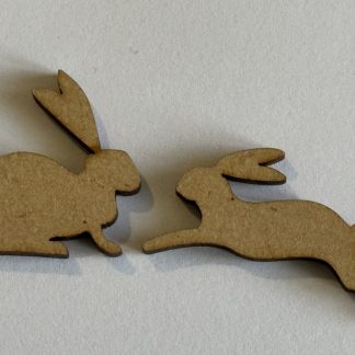 Wooden Bunny Shapes