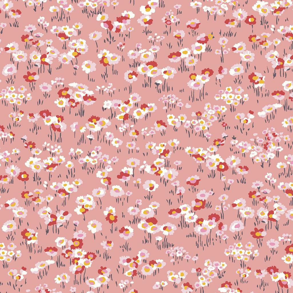 Liberty Garden Party - Darling Daisies Pink fabric