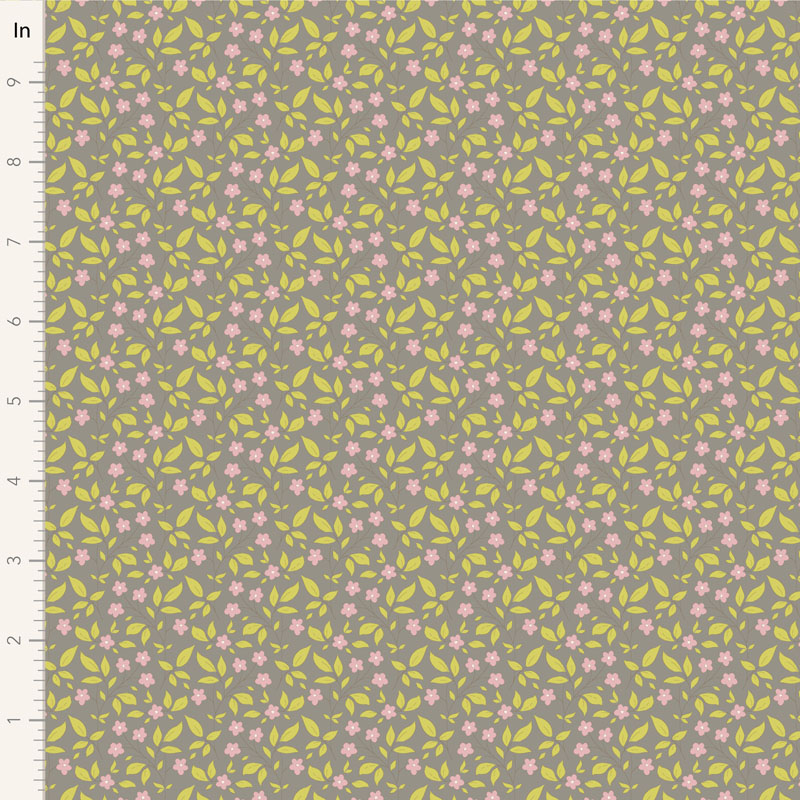 Tilda Tipsy Blender Grey fabric
