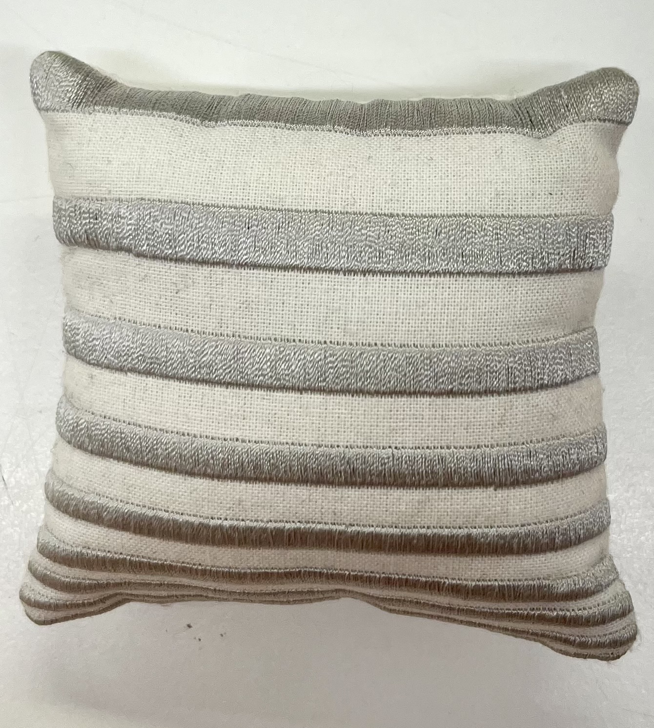 Alice Selwood Pincushion -Silver Stripes