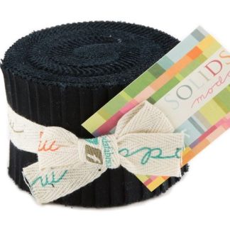 Bella Solid Black Junior Jelly Roll