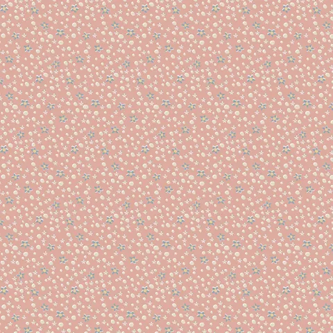 Slow & Steady - Peach Scattered Daisies Fabric