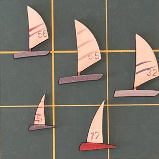 Sail Boat Button Set